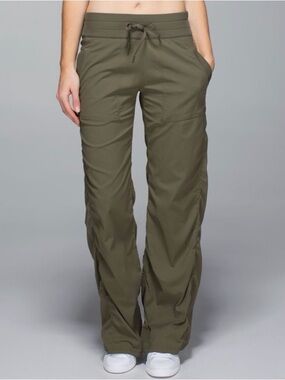 Lululemon Studio Pant II Unlined (Regular)
Fatigue Green  Size 8